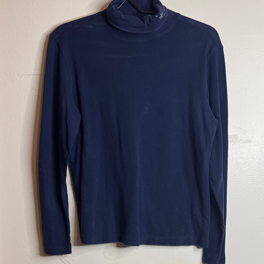 Holiday Editions Women's Navy Long Sleeve Top